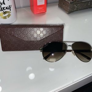 Authentic GUCCI aviator sunglasses GG 4239/S brown and gold